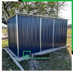 ARMARIO DE JARDIN GRIS TOPO 4X2