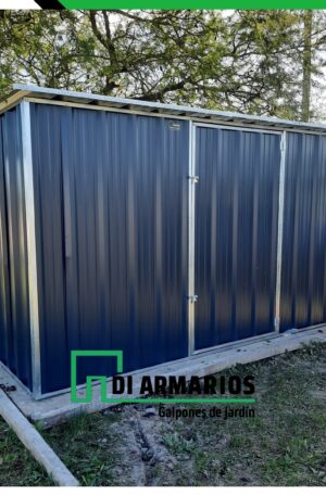 ARMARIO DE JARDIN GRIS TOPO 4X2