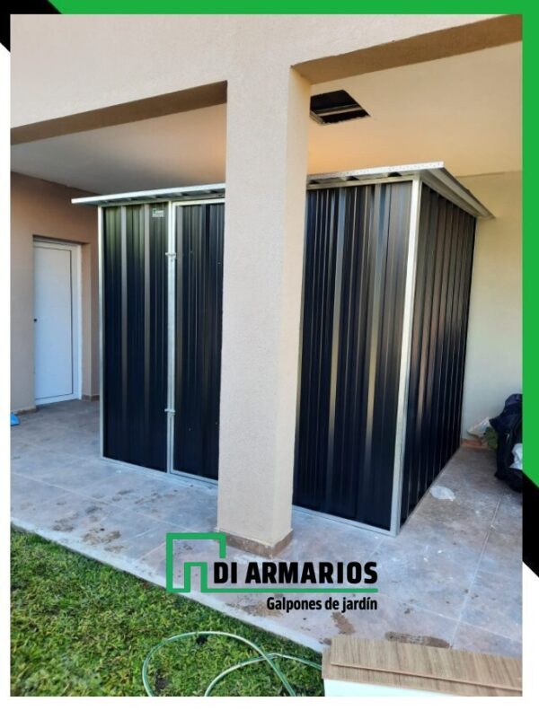 ARMARIO DE JARDIN NEGRO 2,6X2,3X2,25 - Image 3
