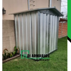 ARMARIO DE JARDIN 2X2 DOBLE AGUA