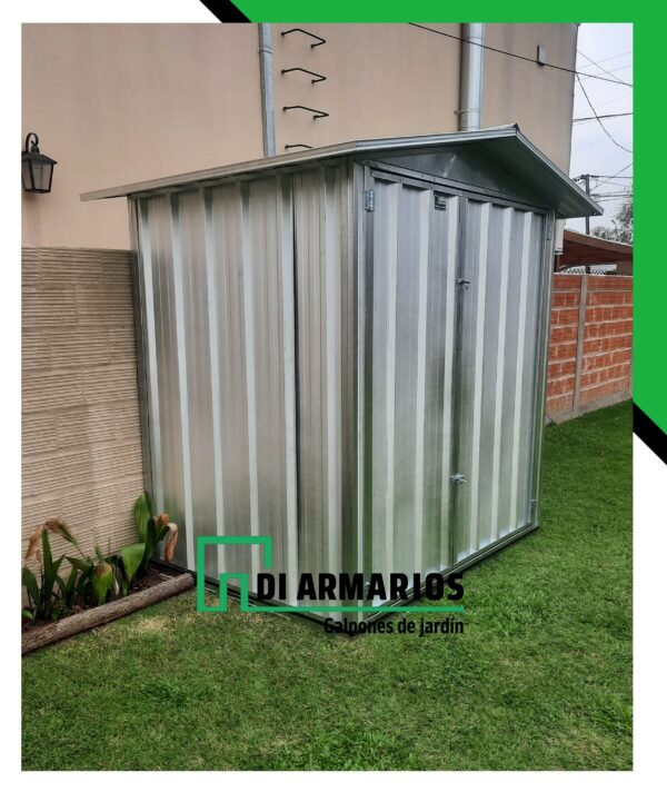 ARMARIO DE JARDIN 2X2 DOBLE AGUA