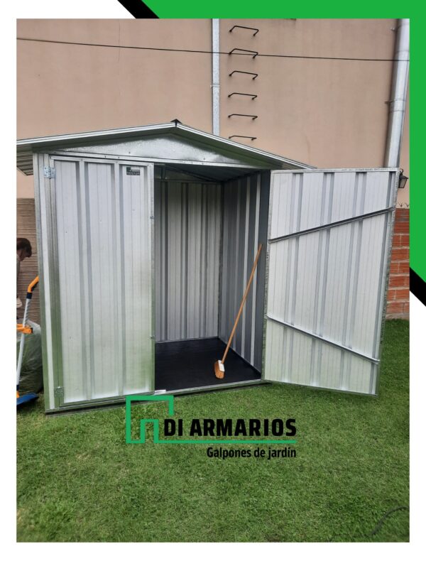 ARMARIO DE JARDIN 2X2 DOBLE AGUA - Image 4