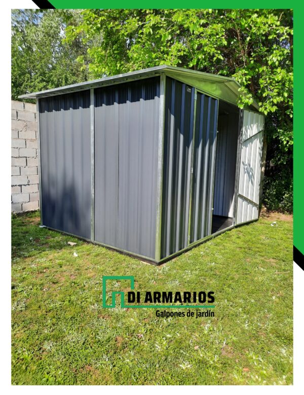 ARMARIO DE JARDIN GRIS TOPO 3X3 - Image 5