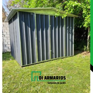 ARMARIO DE JARDIN GRIS TOPO 3X3