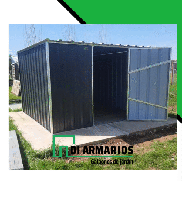 Armario de Jardín Negro - Image 3