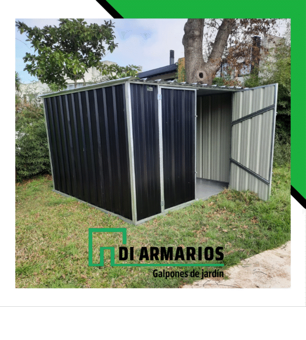 Armario de Jardín  Negro - Image 4