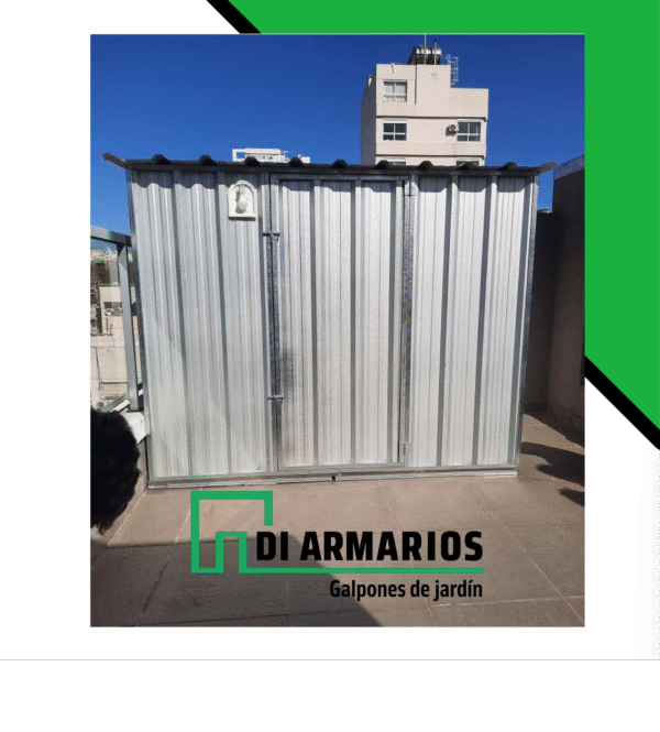 Armario de Jardín Galvanizado