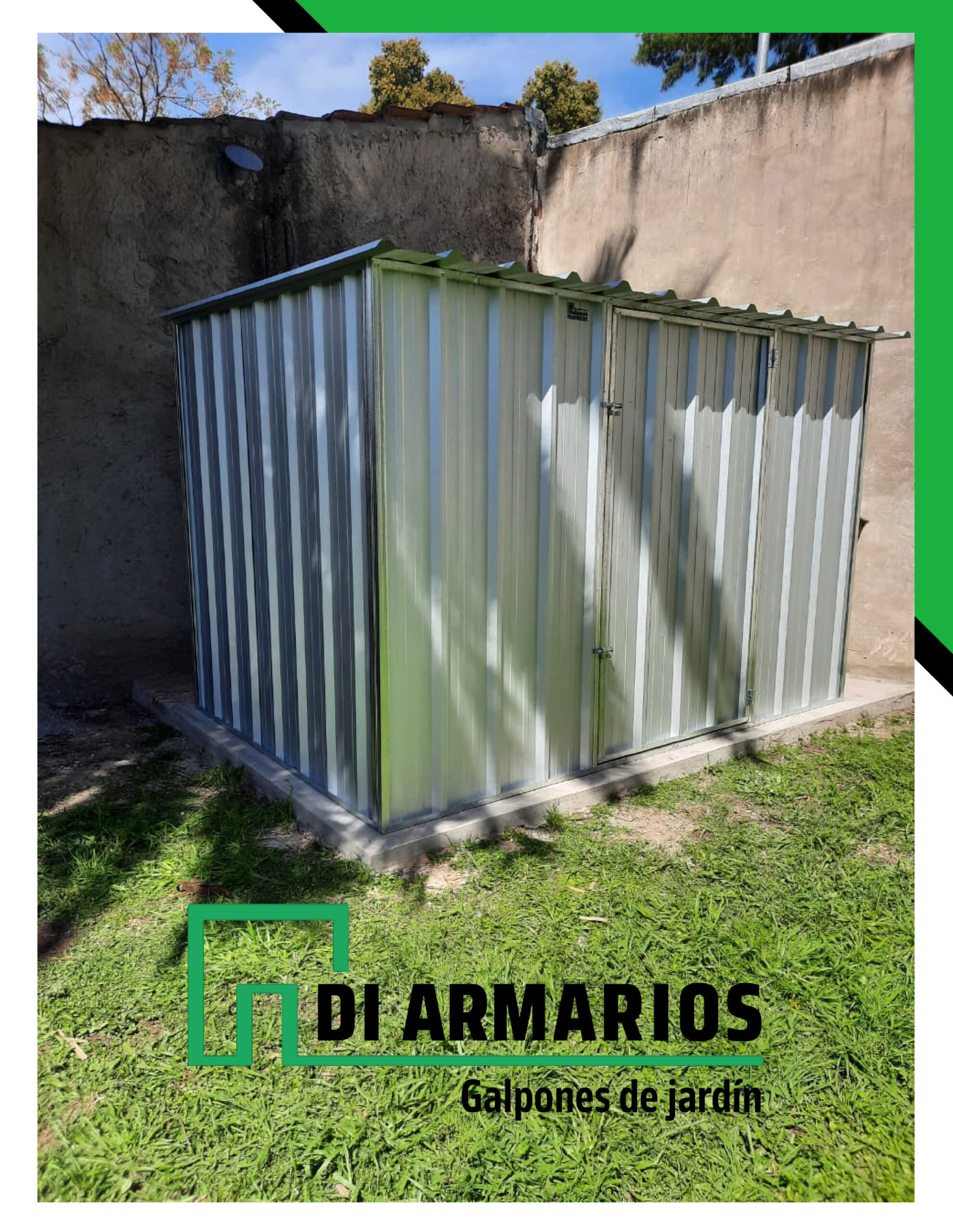 Armario De Jardin Galvanizado