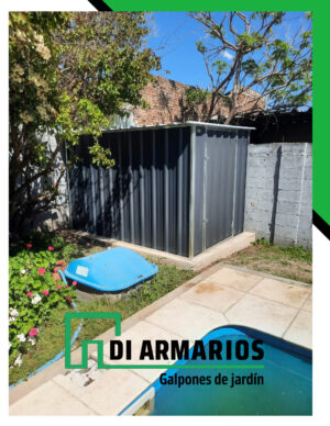 Armario de Jardin Gris Topo