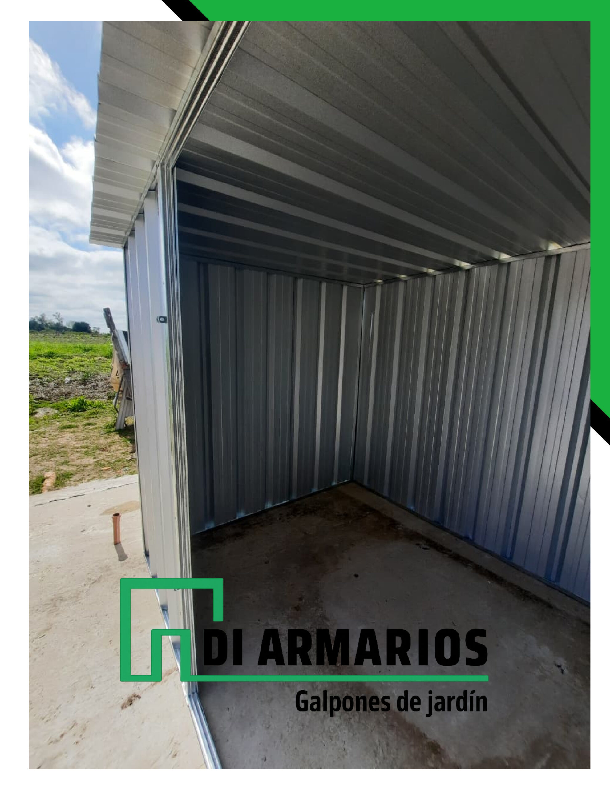 Armario De Jardin Galvanizado - Image 2