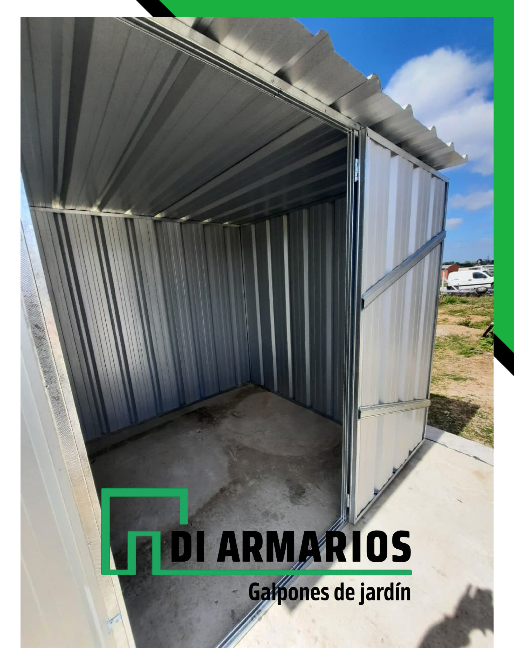 Armario De Jardin Galvanizado - Image 3