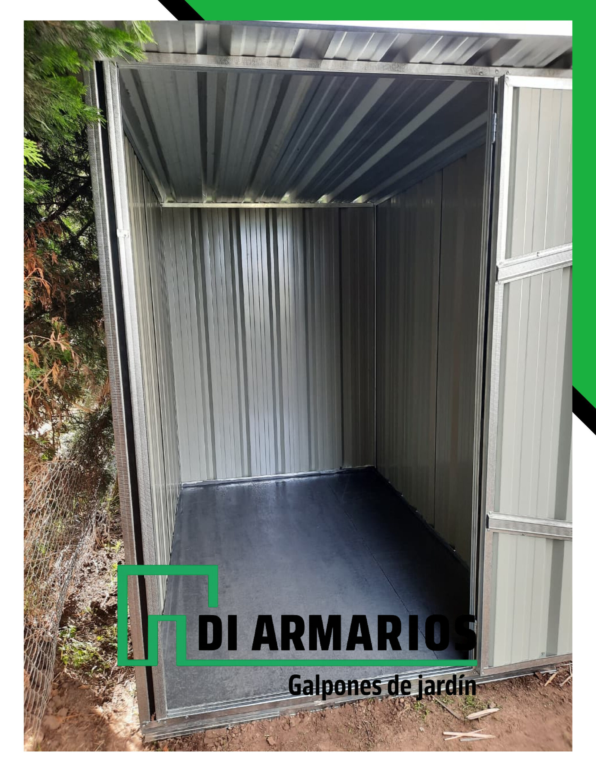 Armario De Jardin Negro - Image 3