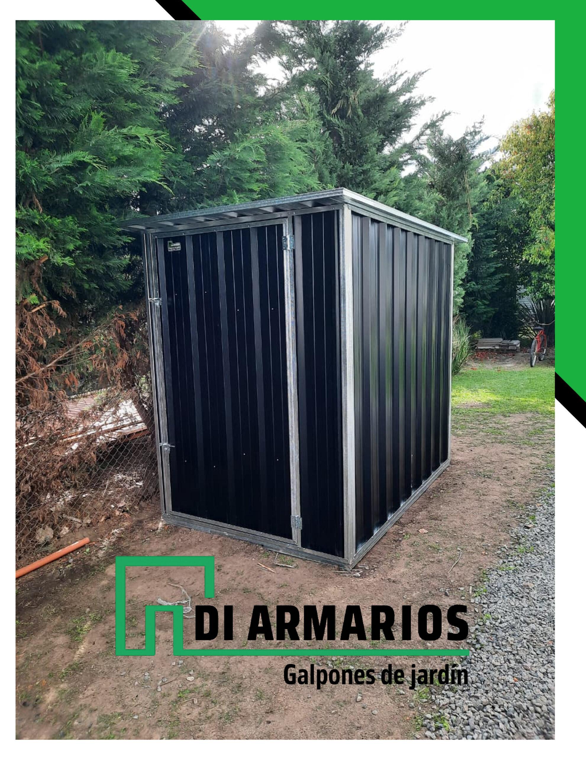 Armario De Jardin Negro