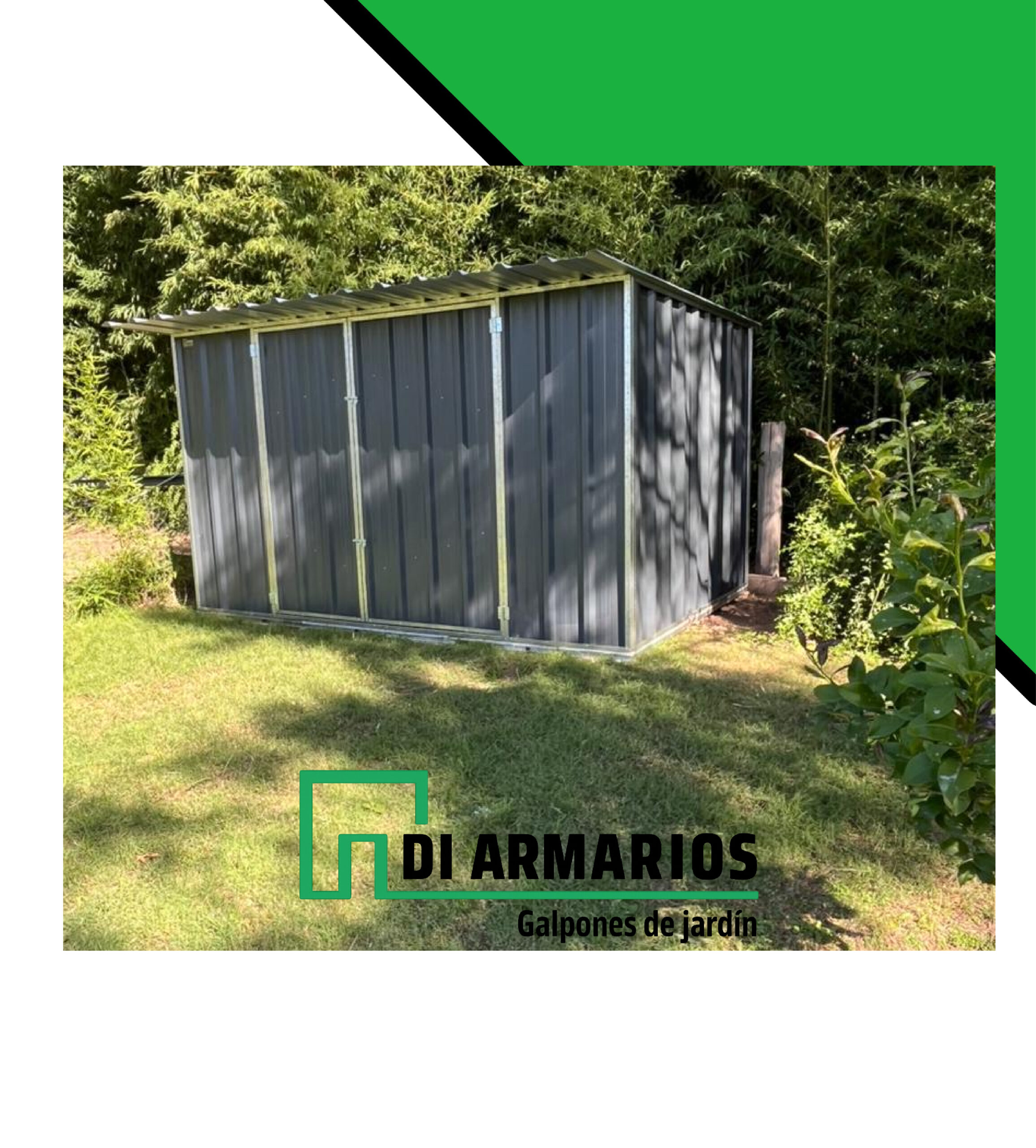 ARMARIO DE JARDIN GRIS TOPO
